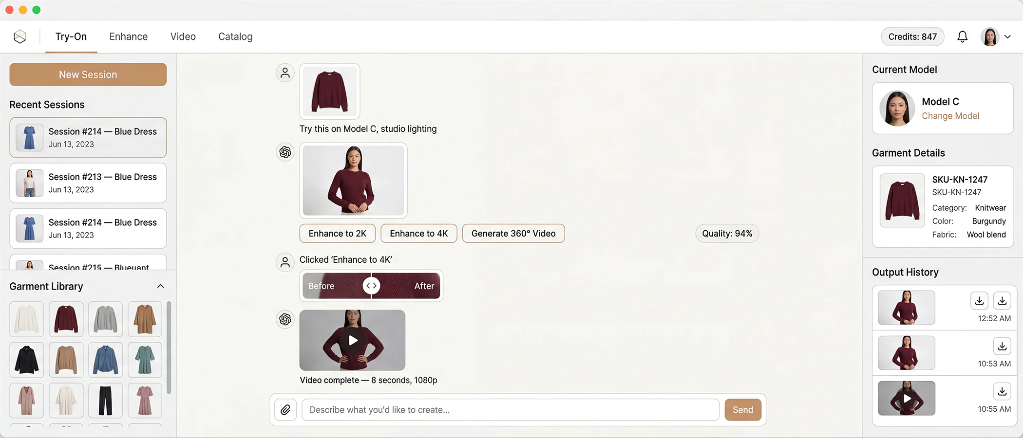 AI Fashion Studio Hero